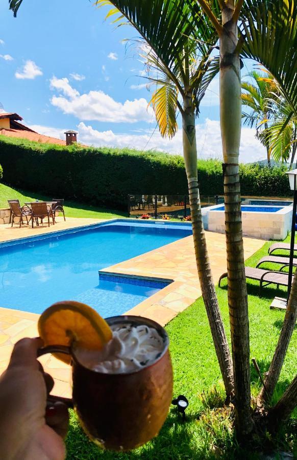 Chacara Tha&Thi Cond Fechado Wi Fi Spa E Pisc Aquececimento Solar Bom Jesus dos Perdões Exterior foto